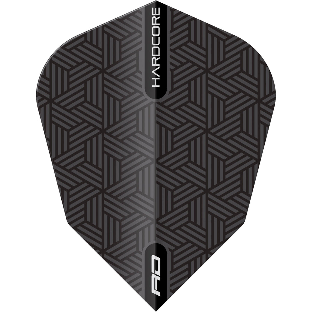 Dart Flights - Red Dragon - Hardcore Radical Woven - V-Standard Dart Flights Black