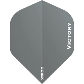 Victory - XS100 - Big Wing Dart Flights - Grey