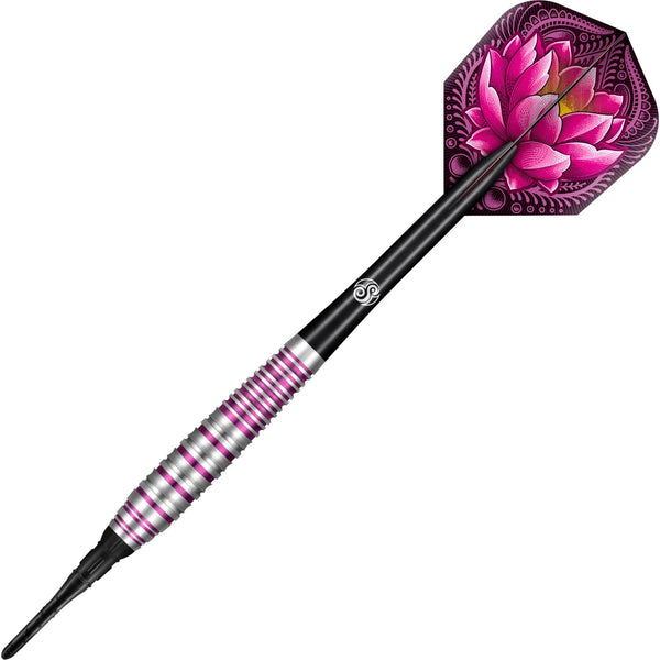 Predator Nx90 Darts Harrows NX90 - Juego De Dardos Paralelos Profesionales De Punta Suave, 90% Tungsteno, 18 G Y 20 G, Juego De 10 Piezas Con Ejes Negros Supergrip Midi Y Plumas NX90 (forma Paralela Dardos Profesional