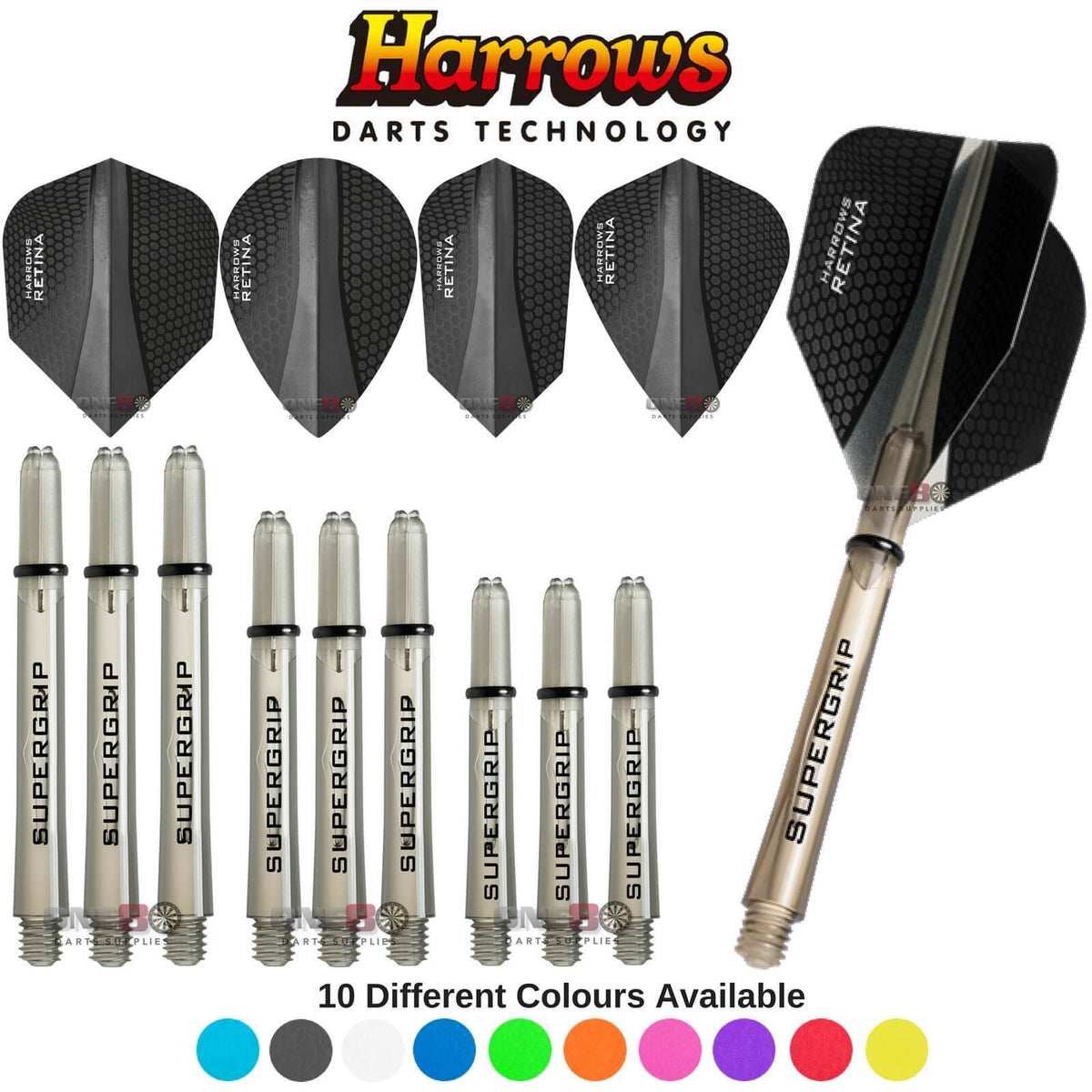 Training Accessories - Harrows - Retina - Darts Test Setup Combination Kit Black