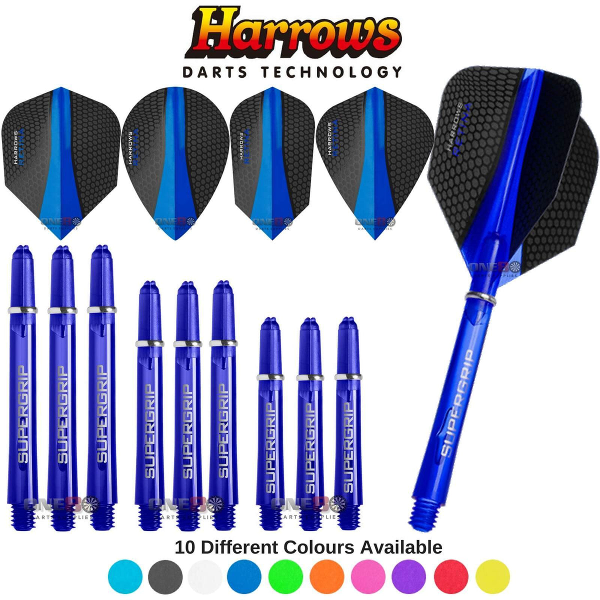 Training Accessories - Harrows - Retina - Darts Test Setup Combination Kit Dark Blue