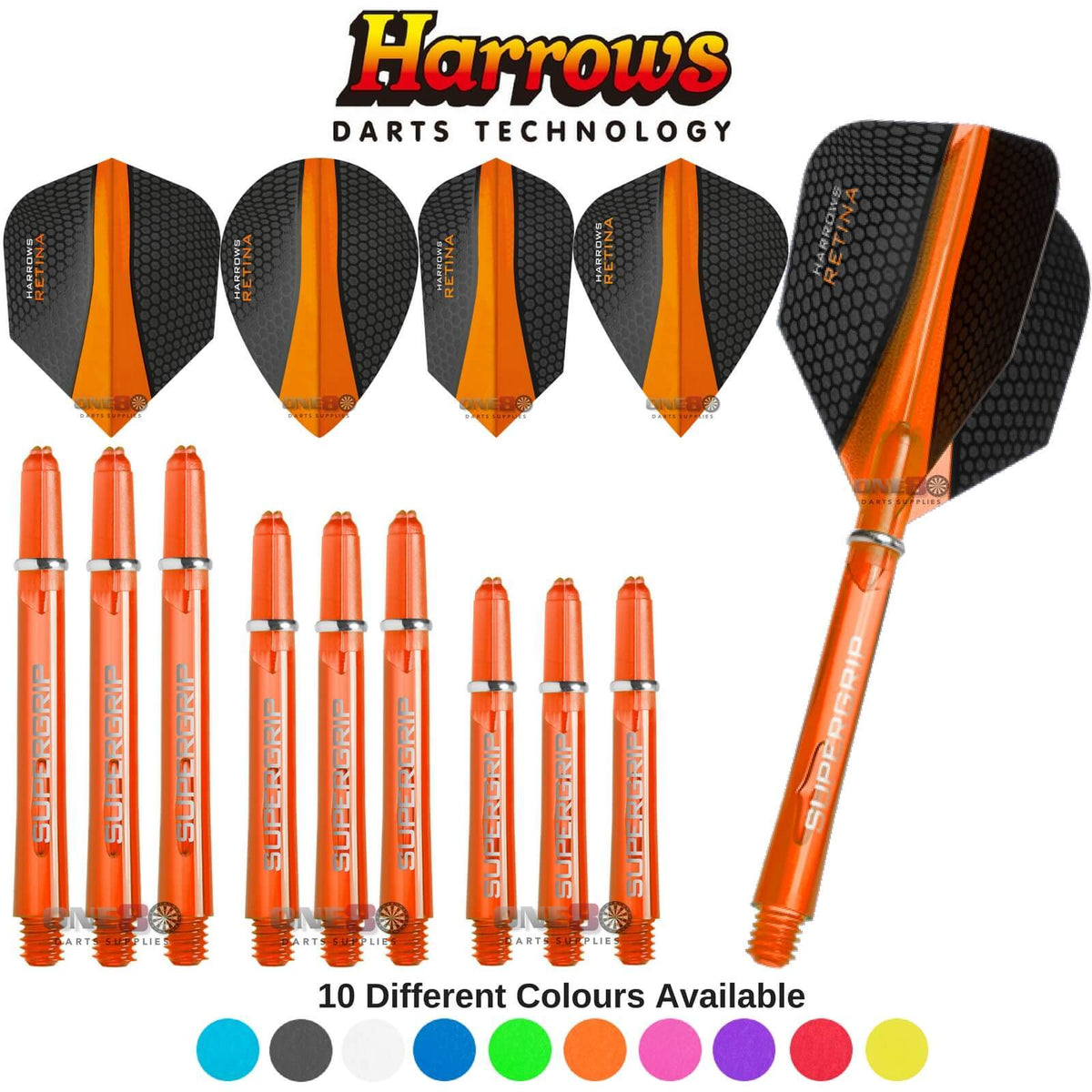 Training Accessories - Harrows - Retina - Darts Test Setup Combination Kit Orange