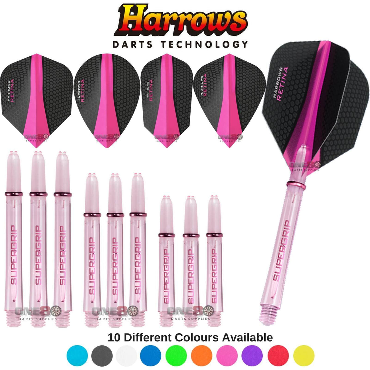 Training Accessories - Harrows - Retina - Darts Test Setup Combination Kit Pink