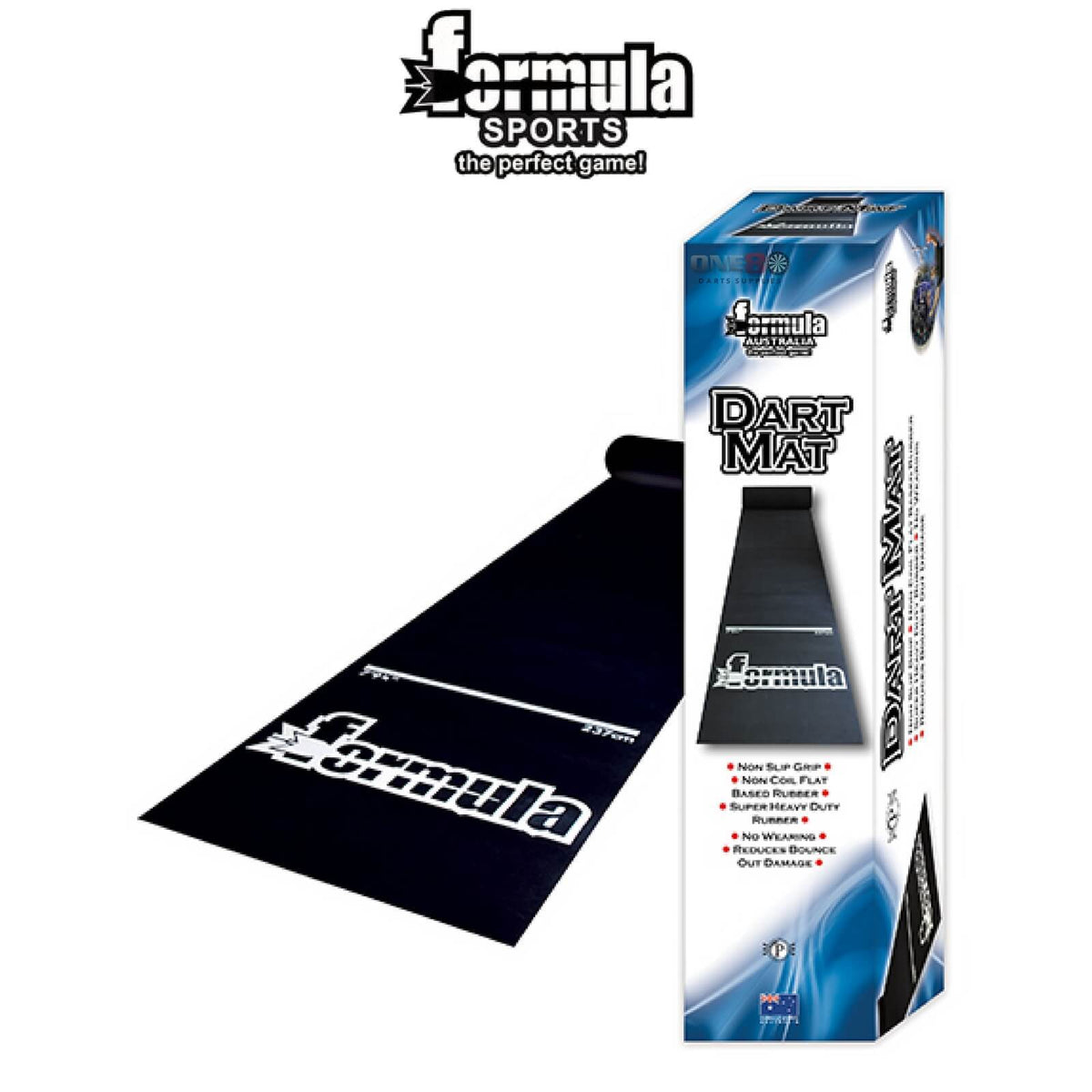 Dart Mats - Formula Sports - Heavy Duty Rubber Dart Mat 