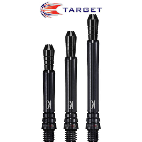 Target - Phil Taylor Power Gen 4 Black Titanium Dart Shafts -