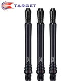 Target - Phil Taylor Power Gen 4 Black Titanium Dart Shafts - Medium (44.2mm)