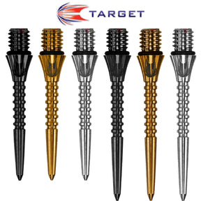 Target - Titanium Pro Grooved Conversion Dart Points - 26mm 30mm -